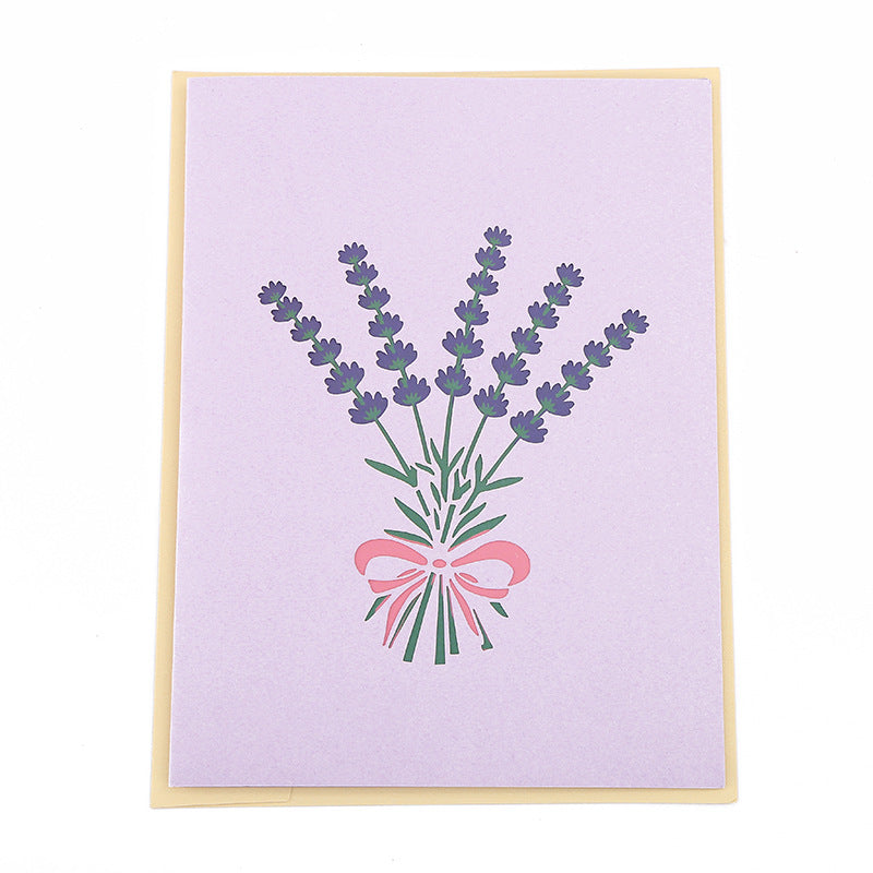 3d Three-dimensional Greeting Card Mother's Day Creative Fold