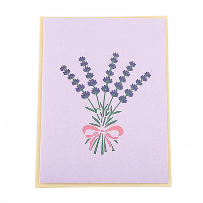 3d Three-dimensional Greeting Card Mother's Day Creative Fold