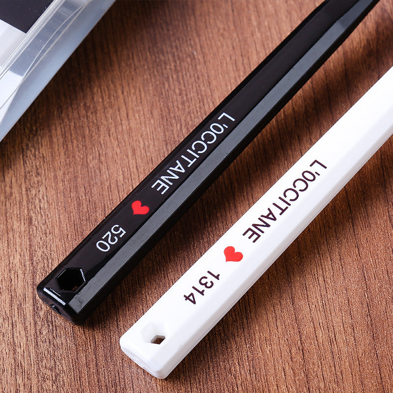 Black And White Couple Toothbrush Combination Two Gift Box Set