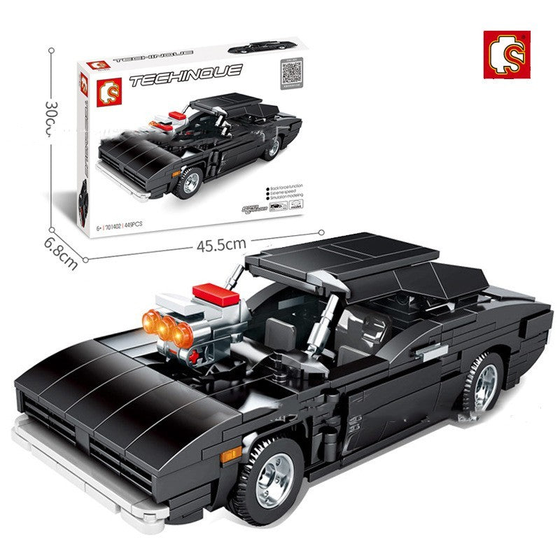 High Difficulty Racing Roadster Compatible With  Power Mechanical Building Blocks