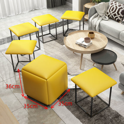 Rubik's Cube Stool Small Family Sofa For Shoes Small Bench