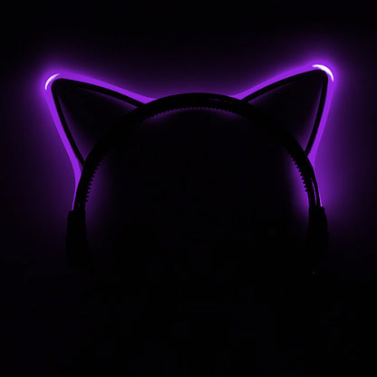 Cool Light Hair Hoop Halloween Led Cat Ears