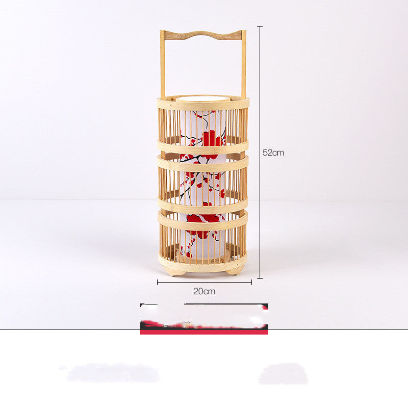 Store Bed And Breakfast Bedroom Bamboo Floor Lamp