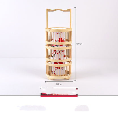 Store Bed And Breakfast Bedroom Bamboo Floor Lamp