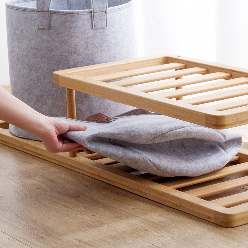 Portable clothing toy storage basket