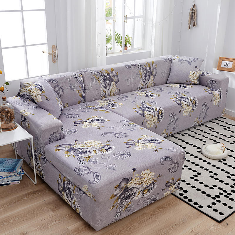 Geometric Stretch Sofa Cover All-inclusive Fabric Lazy Combination Living Room Cushion