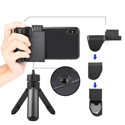 Compatible with Apple, Hand-held Shooting Handle Video Anti-shake Function, Tripod And Camera Handle