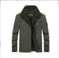 Stand collar corduroy men's loose large size jacket plus velvet thick coat