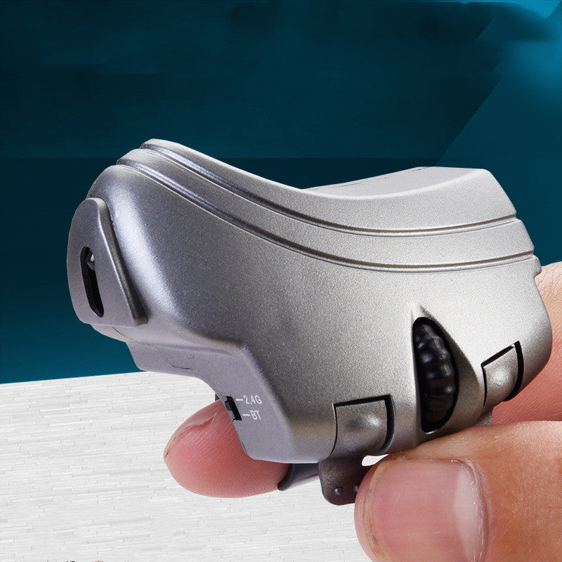 Bluetooth 5.0 + 2.4G Wireless Finger Ring Mouse | Rechargeable Wearable Mouse for Laptop, Tablet, and Phone
