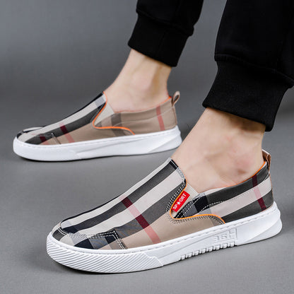 Trendy umbrella cloth men's shoes