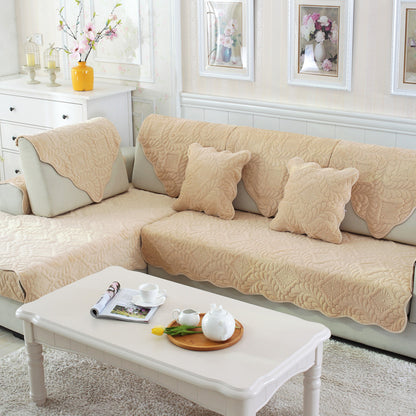 Plush non-slip sofa cushion