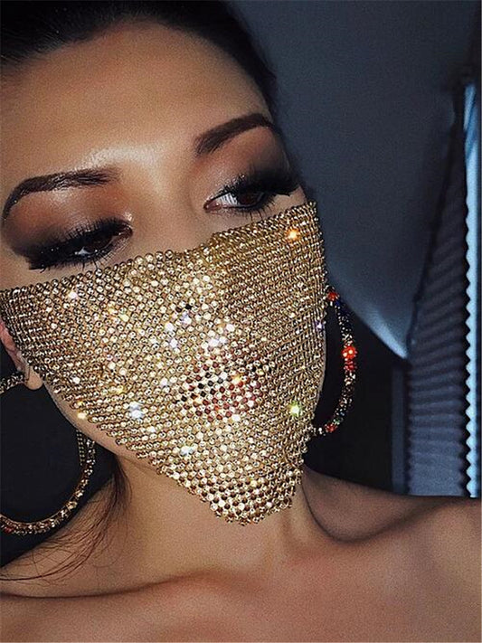 Explosive metal flash jewelry mask - FLIPSTYLEZLLC