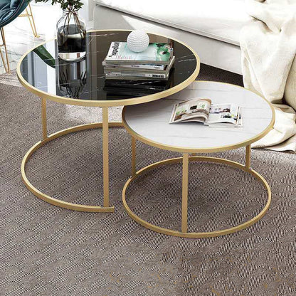 Hall Sofa Small Round Combination Coffee Table