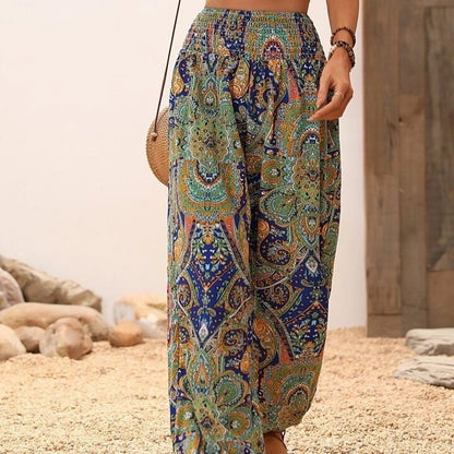 Comfort Casual Printed Ankle Banded Pants Loose Sports Versatile Sweatpants