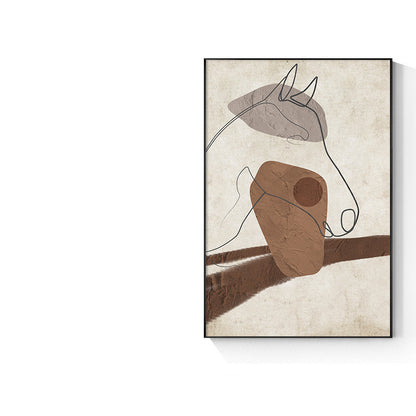 Modern Minimalist Living Room Sofa Background Wall Hanging Painting