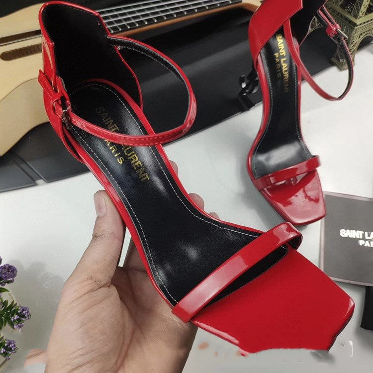 Sandals women's high heels plus size sandals