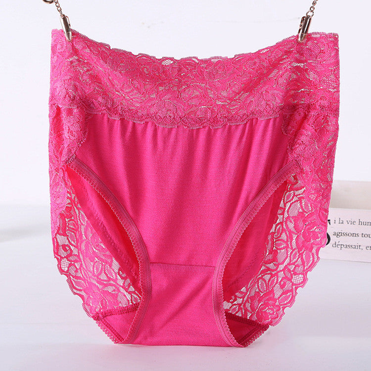 Plus Size Modal Lace Panties Women's
