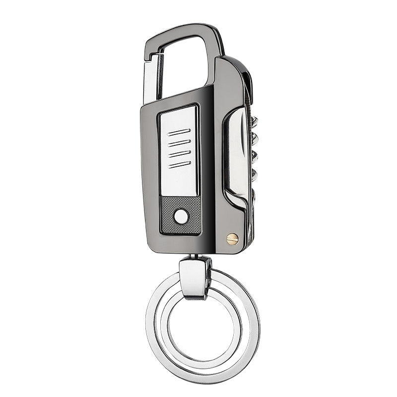 HT2101 Multi-function Key Chain Cigarette Lighter USB Charging Lighter
