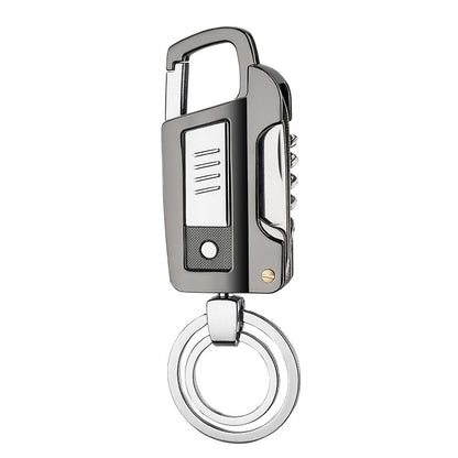 HT2101 Multi-function Key Chain Cigarette Lighter USB Charging Lighter