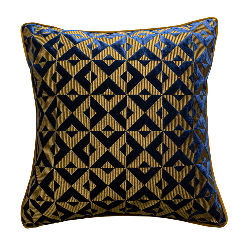 Geometric Jacquard Flannelette Sofa Cushion