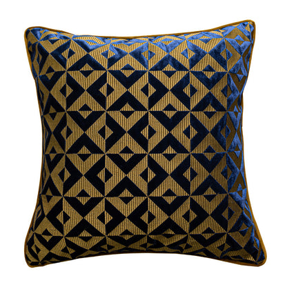 Geometric Jacquard Flannelette Sofa Cushion