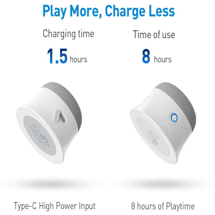Mili Private Mode Magnetic Bluetooth Speaker Bass