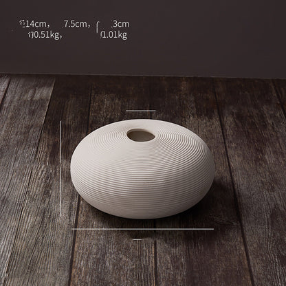 European-style Ceramic Dried Flower Vase Restaurant Table Decoration