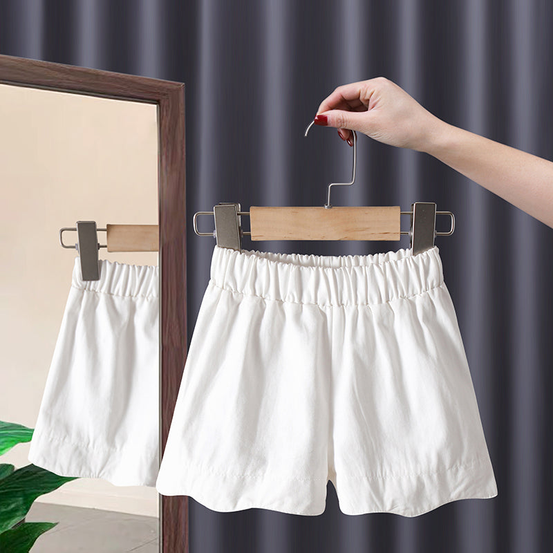 Korean Style All-match Boy's White Shorts
