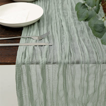 Balinese Crinkle Table Flag Boho Twist Tablecloth