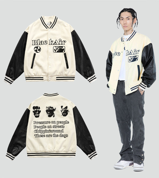 Next-generation Embroidered Retro Retro design Jacket