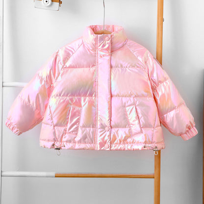 Colorful Children's Down Cotton Jacket