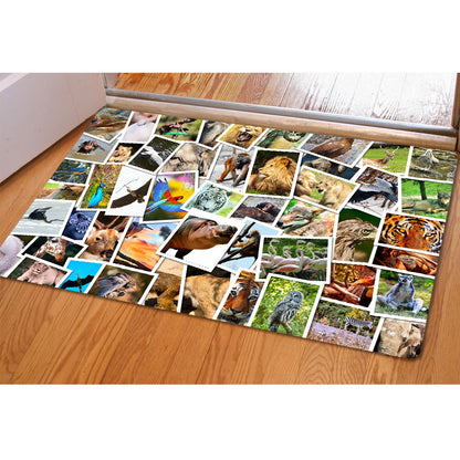 Pattern custom floor mat office living room non-slip door mat foot pad