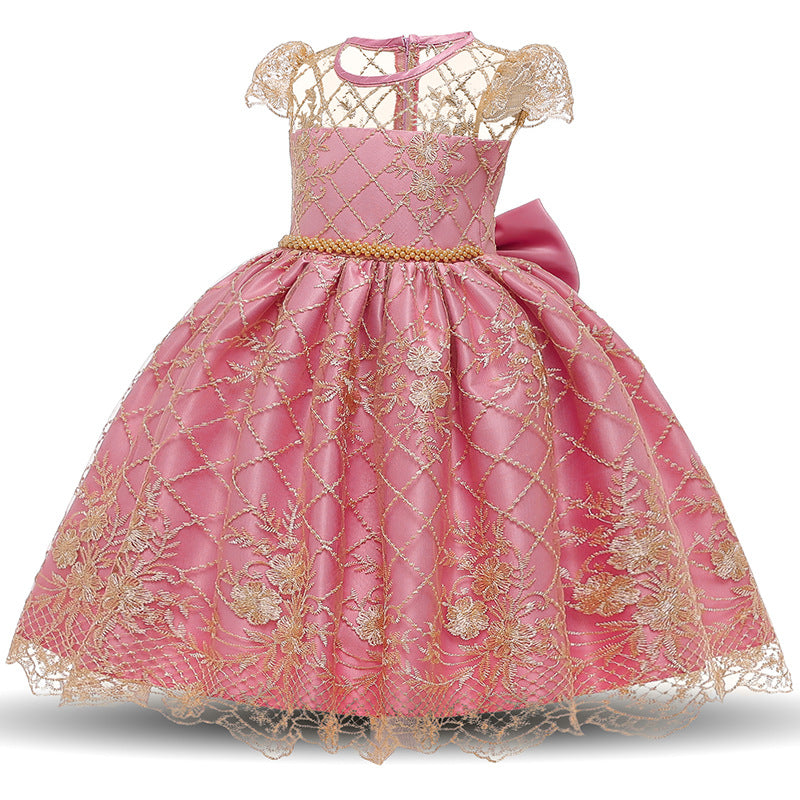 Children's Princess Skirt Pompadour Dress Host