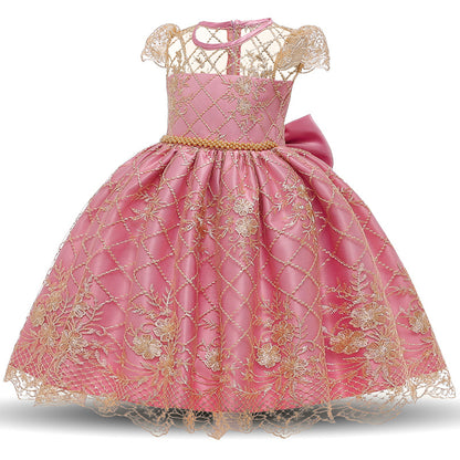 Children's Princess Skirt Pompadour Dress Host
