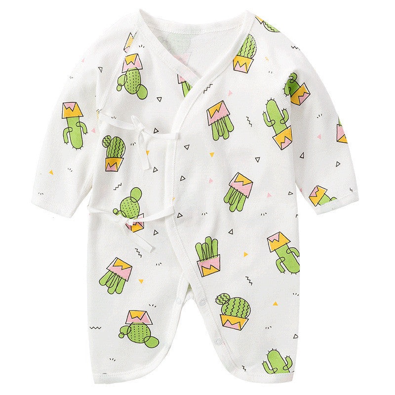 Newborn One-Piece Garment Spring Cotton-Padded Clothes Class A Clothing Bag Fart Suit