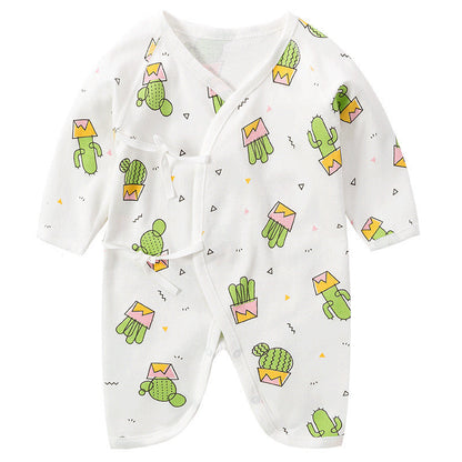 Newborn One-Piece Garment Spring Cotton-Padded Clothes Class A Clothing Bag Fart Suit