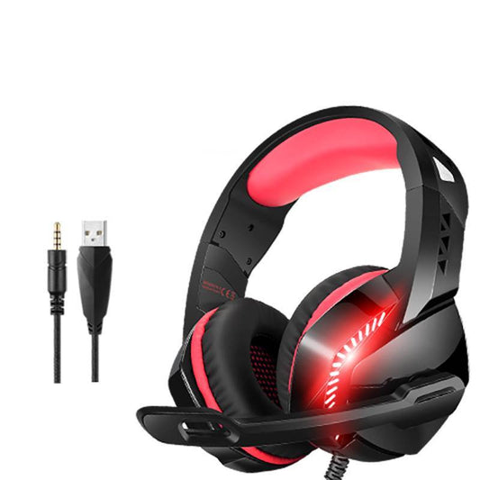 Built-in sound card dazzling optical headset