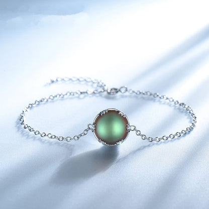 Moonstone Forest Personalized Elegant Ring Bracelet Three-piece Jewelry