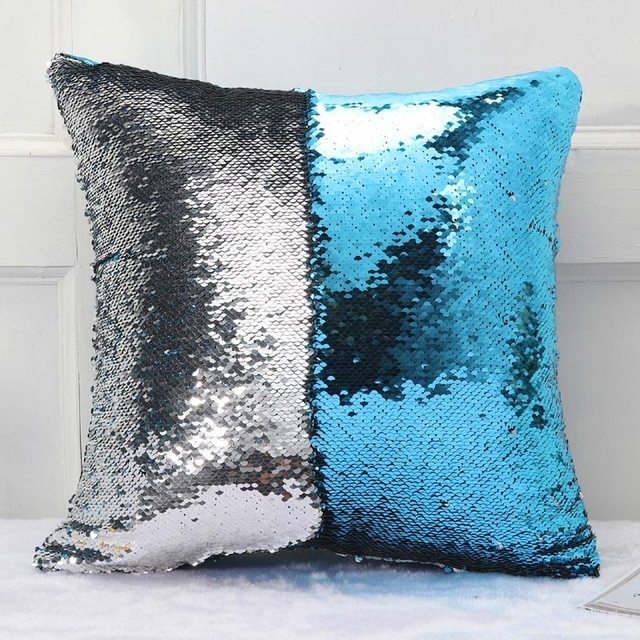 DIY Sequin Sofa Decorative Cushion Cover