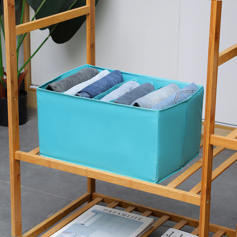 Hot Washable Underwear Storage Box With Foldable Divider