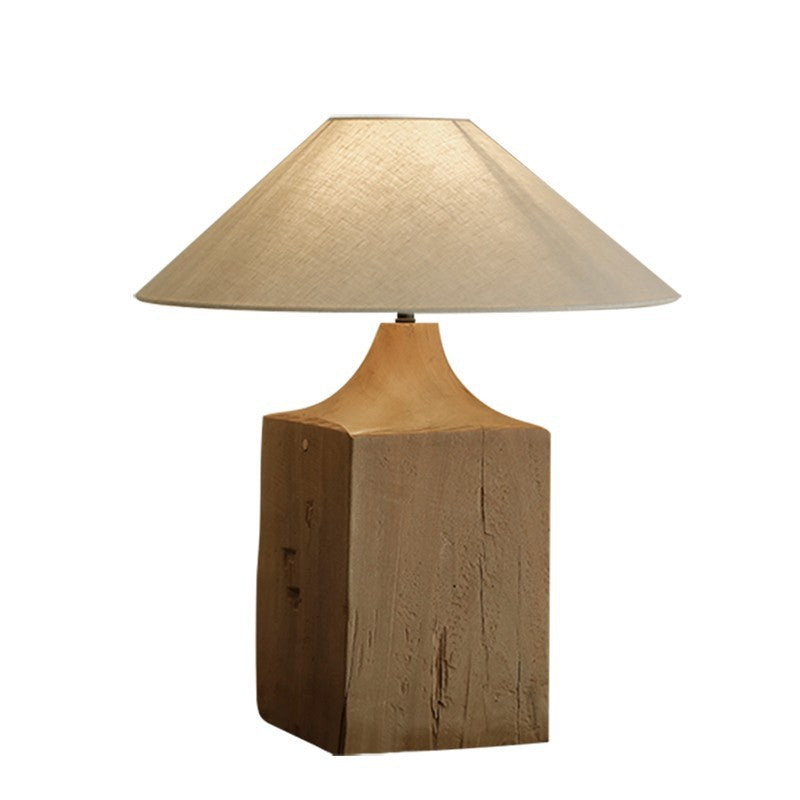 Silent Style Atmosphere Bed & Breakfast Chinese Solid Wood Living Room Table Lamp