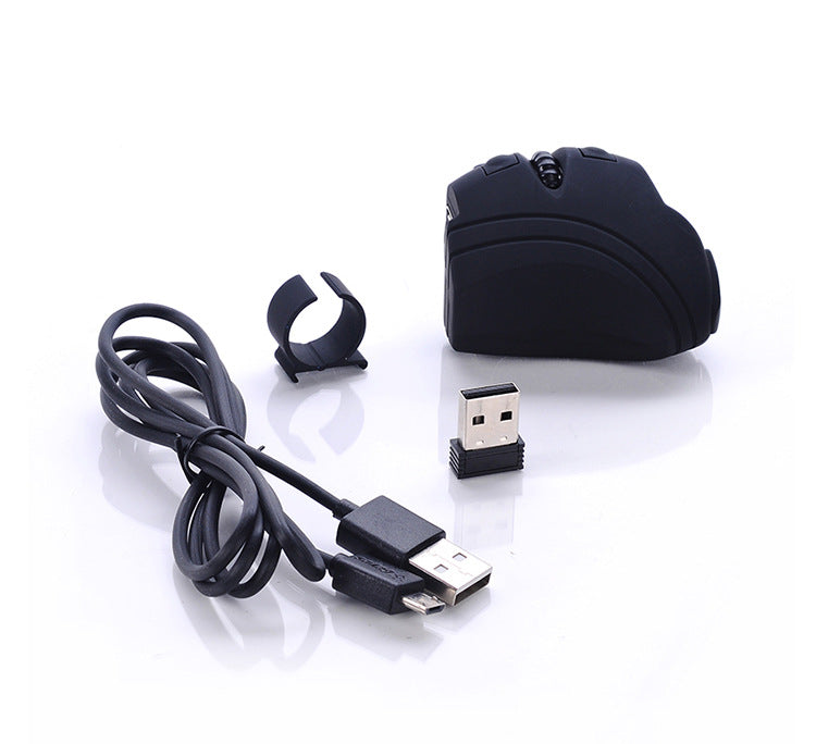 Bluetooth 5.0 + 2.4G Wireless Finger Ring Mouse | Rechargeable Wearable Mouse for Laptop, Tablet, and Phone
