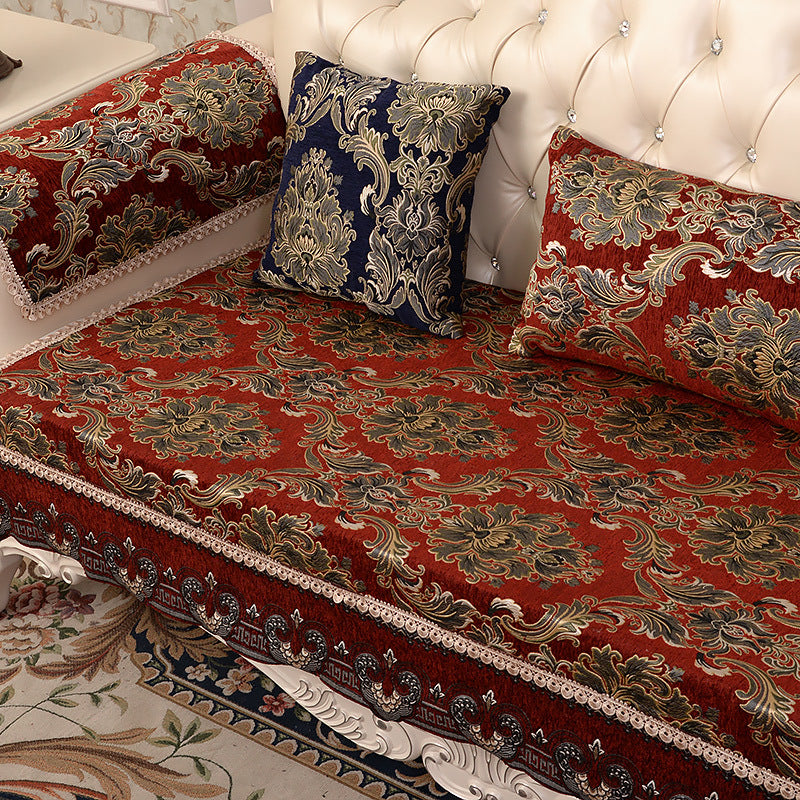 Non-slip high-grade light luxury sofa cushion cover