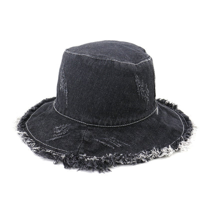 Big edge dome straw hat