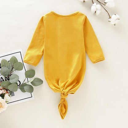 Baby's Solid Color Long Sleeve Sleeping Bag