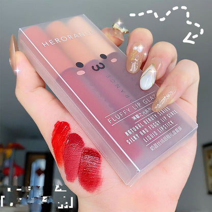 Fashion matte matte velvet gift box set