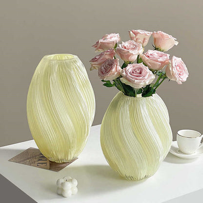 Creative Cream Glass Vase Living Room Decoration