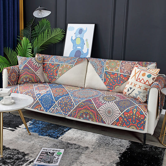 Four Seasons Universal Cotton And Hemp Sofa Cushion Minimalist