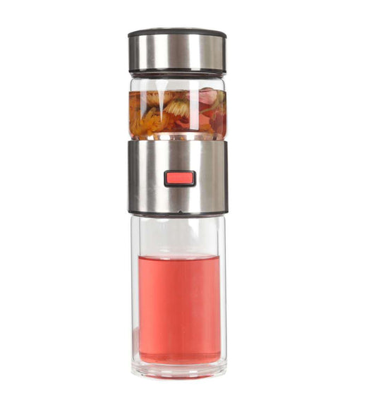 Car Tea And Water Separation Glass Portable Gift Box Set