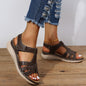 Women's Vintage Plus Size Wedge Sandals